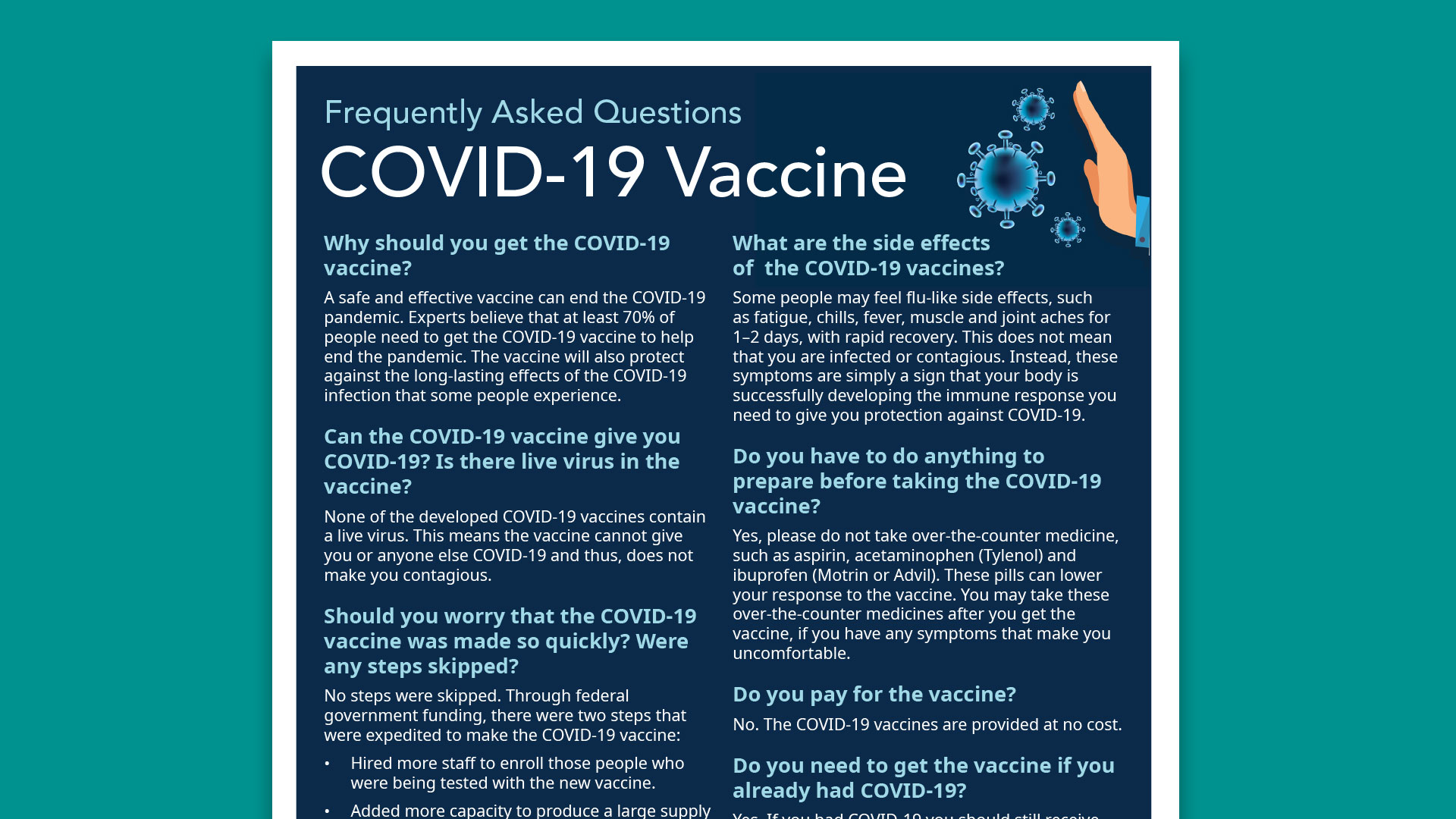 CalOptima COVID-19 Vaccine FAQ