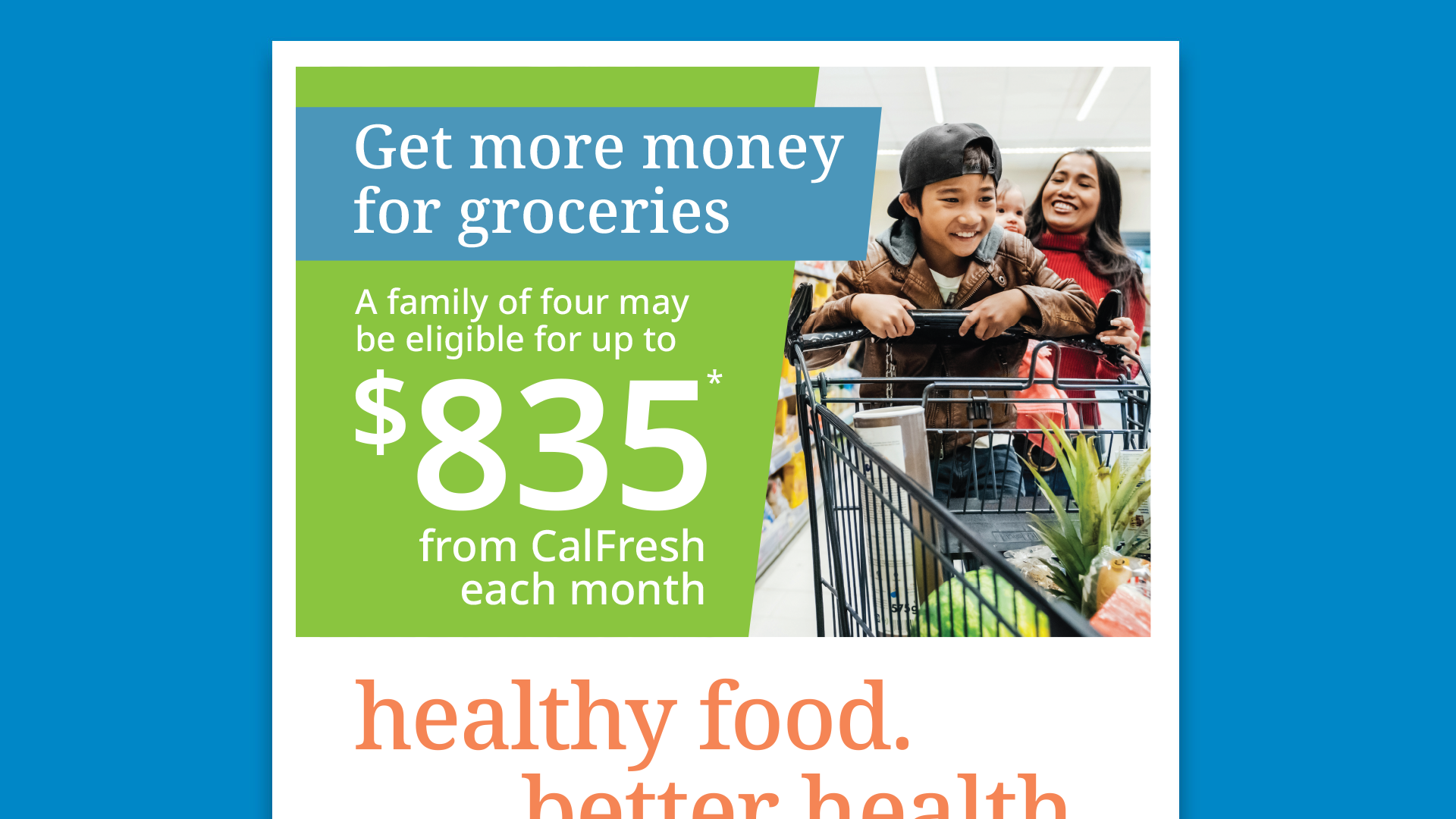 CalFresh Poster and Flyer
